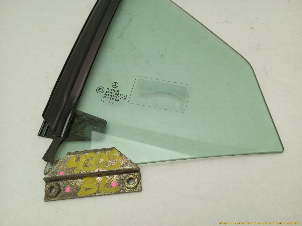 Mercedes SLK230 Driver Left Rear Quarter Window Glass