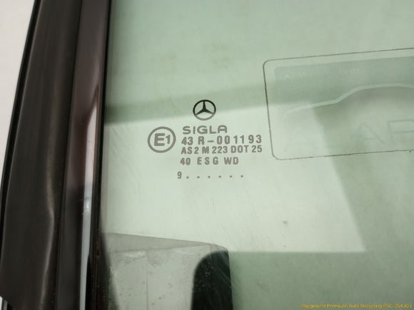 Mercedes SLK230 Driver Left Rear Quarter Window Glass