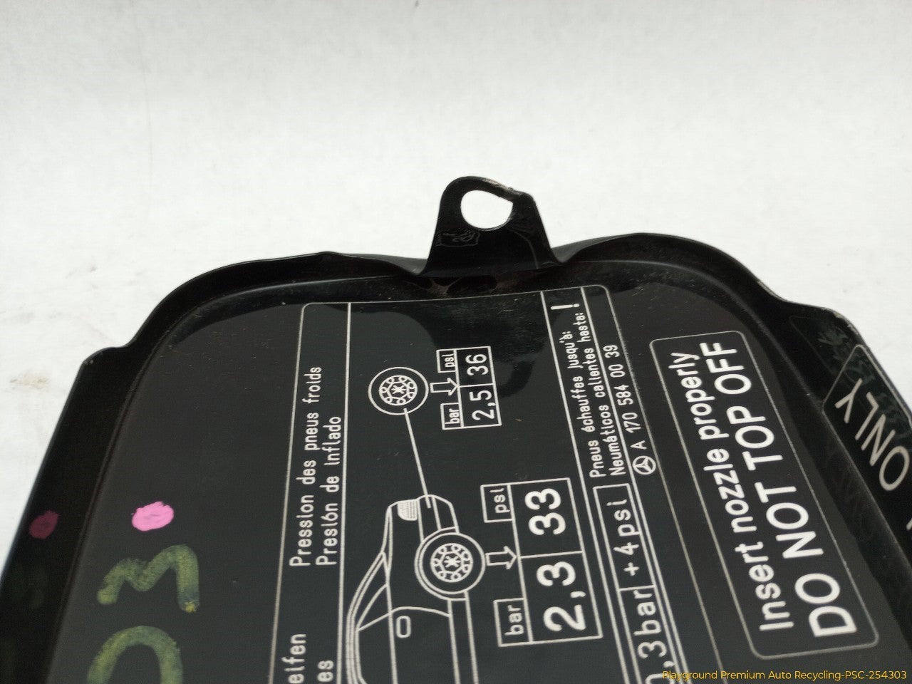 Mercedes SLK230 Fuel Filler Door