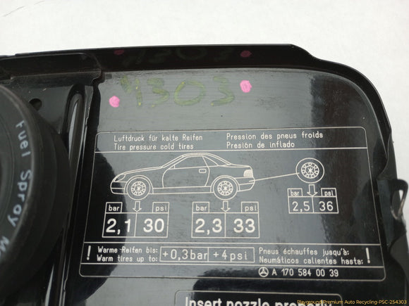 Mercedes SLK230 Fuel Filler Door