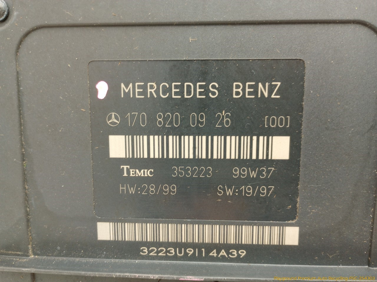 Mercedes SLK230 Convertible Roof Control Module