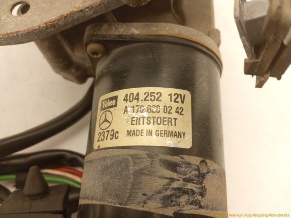 Mercedes SLK230 Windshield Wiper Transmission & Motor