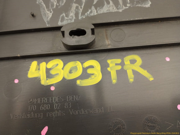 Mercedes SLK230 Pair Of Front Kick Panel Trim