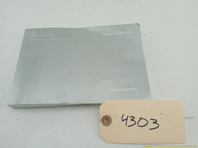 Mercedes SLK230 Owner's Manual - 0