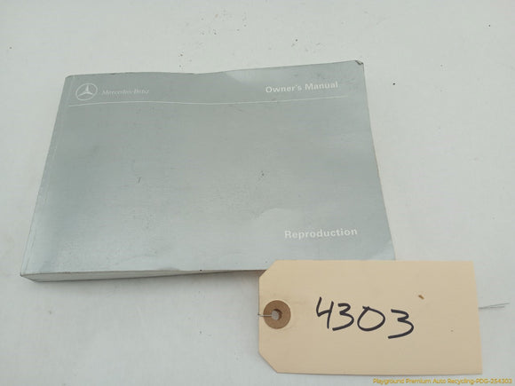 Mercedes SLK230 Owner's Manual