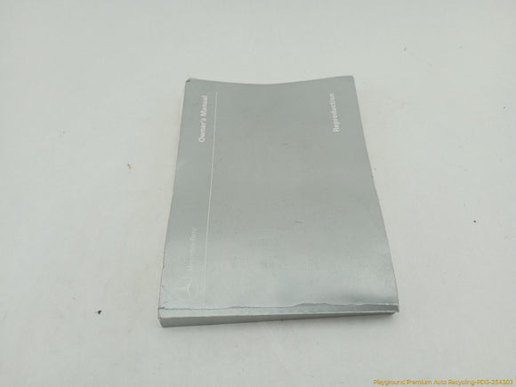 Mercedes SLK230 Owner's Manual