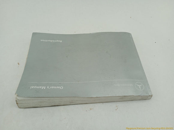 Mercedes SLK230 Owner's Manual