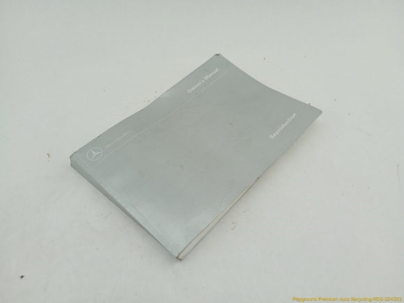 Mercedes SLK230 Owner's Manual