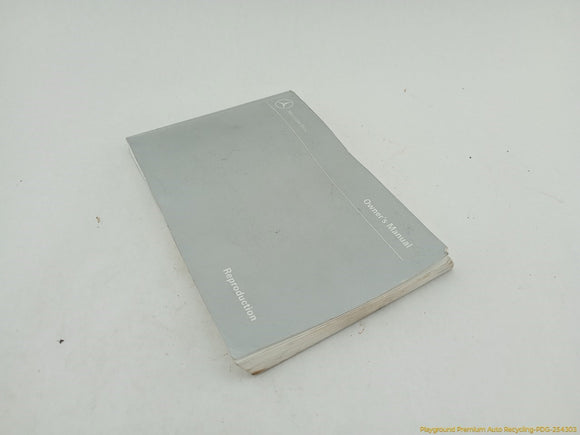 Mercedes SLK230 Owner's Manual