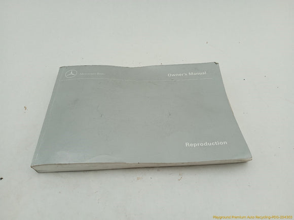 Mercedes SLK230 Owner's Manual