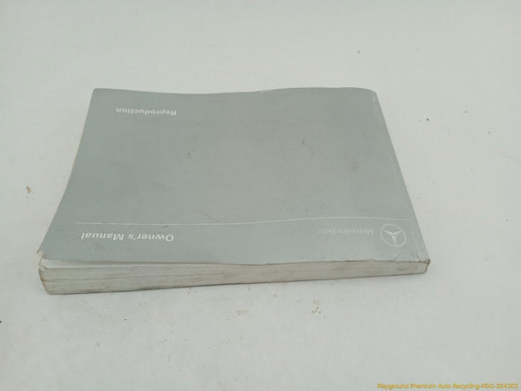 Mercedes SLK230 Owner's Manual