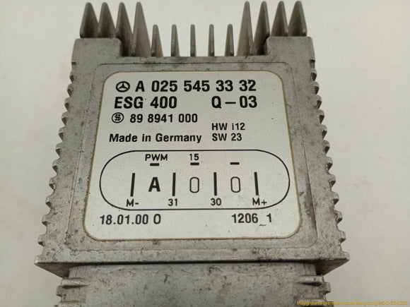 Mercedes SLK230 Cooling Fan Control Module