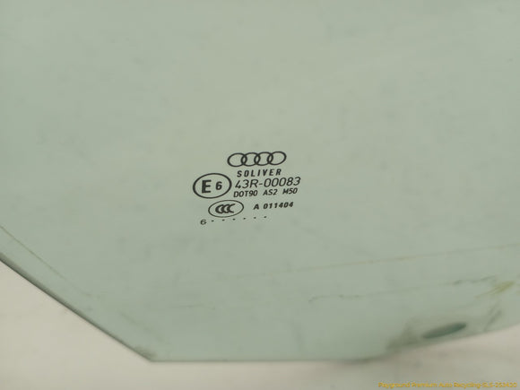 Audi A6 Passenger Right Front Door Window Glass