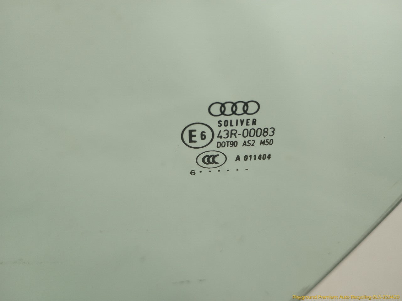 Audi A6 Driver Left Front Door Window Glass
