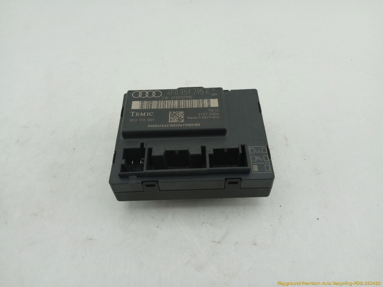 Audi A6 Driver Left Rear Door Control Module - 0