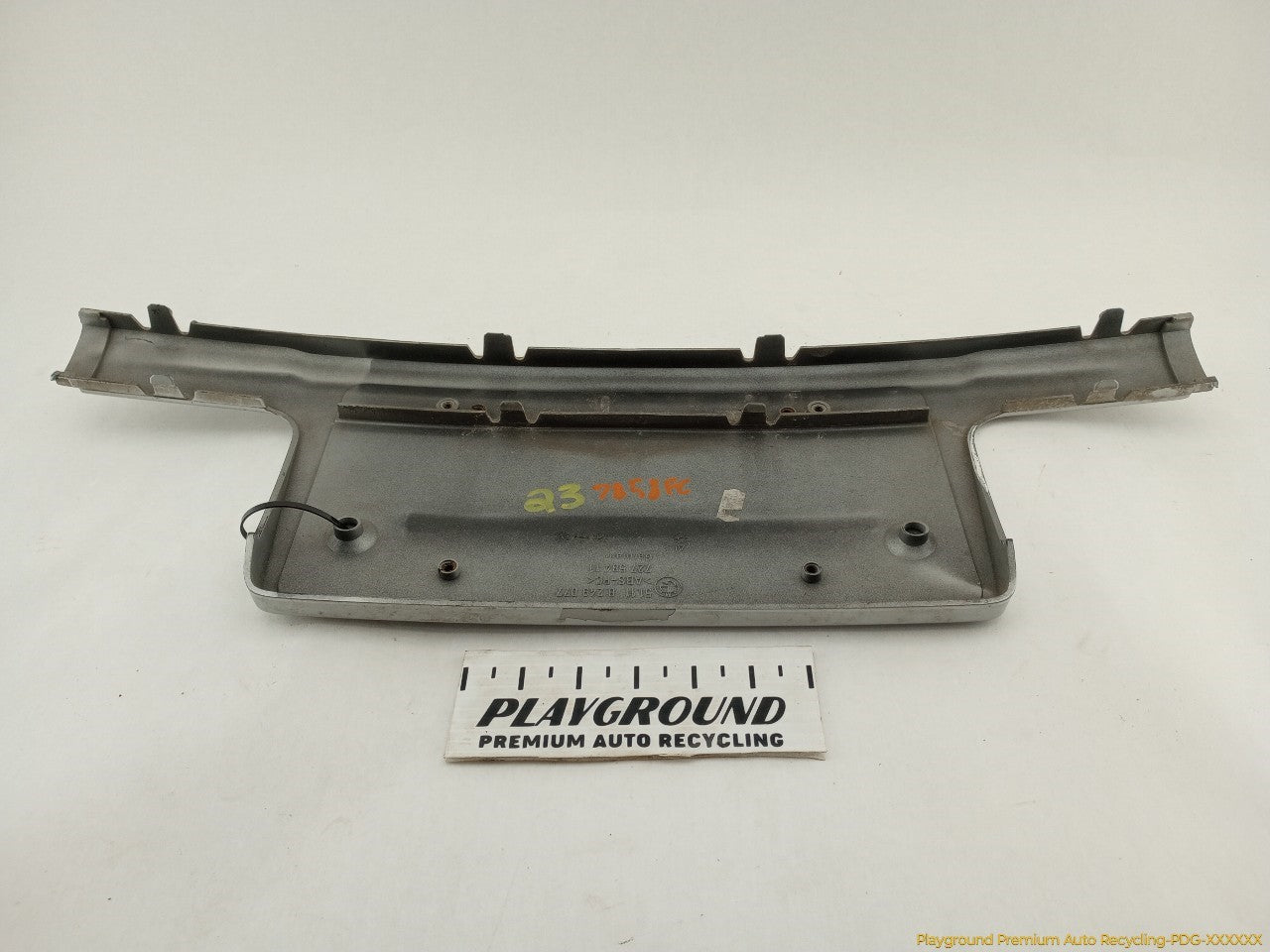 BMW 745I Front Bumper License Plate Holder