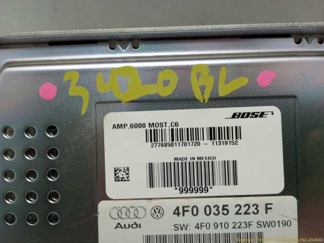 Audi A6 Radio Audio Amplifier