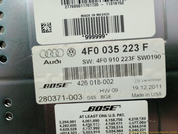 Audi A6 Radio Audio Amplifier