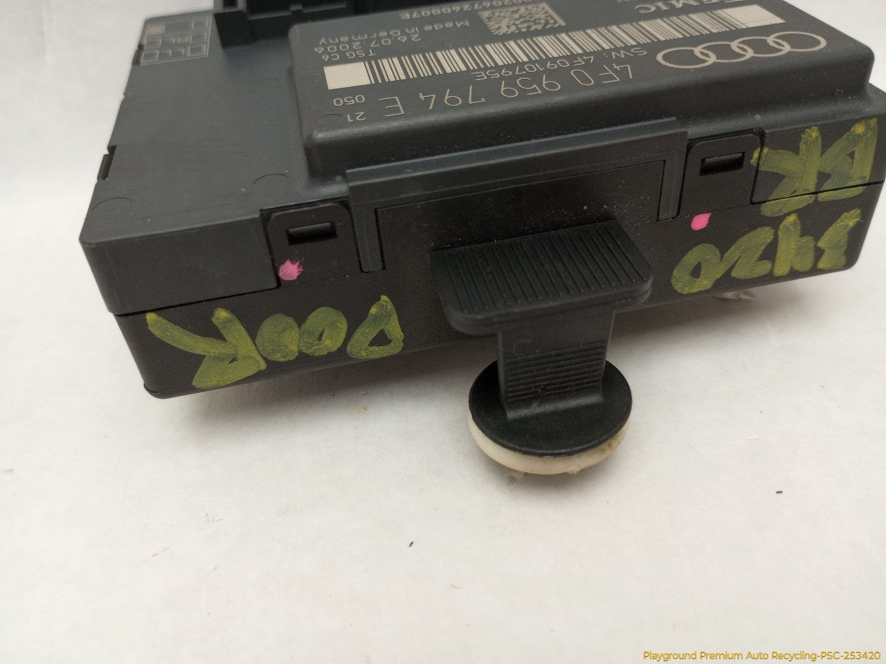 Audi A6 Passenger Right Rear Door Control Module