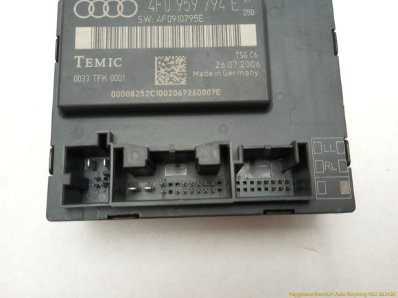 Audi A6 Passenger Right Rear Door Control Module