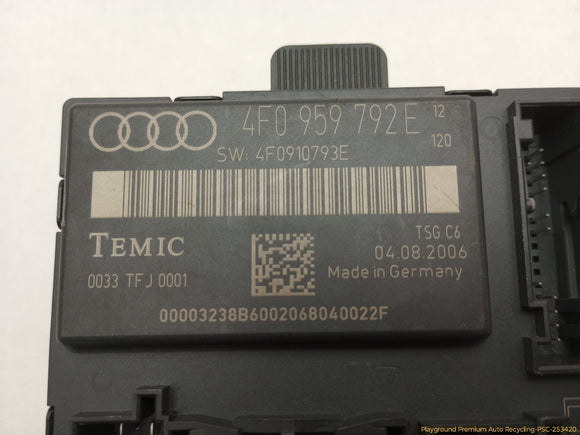 Audi A6 Passenger Right Front Door Control Module