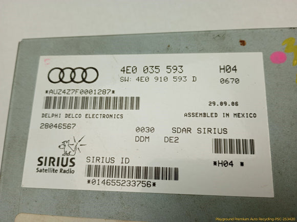 Audi A6 Siruis Satellite Control Module