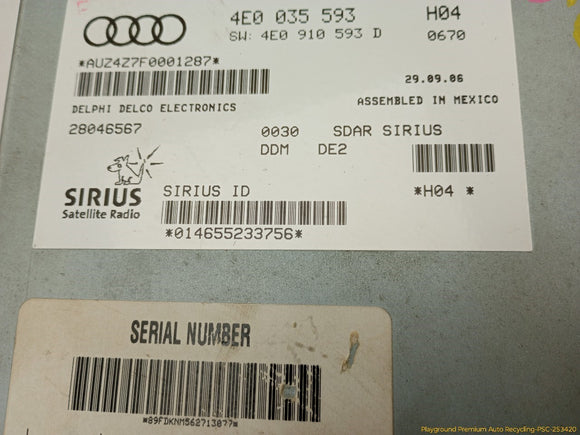 Audi A6 Siruis Satellite Control Module
