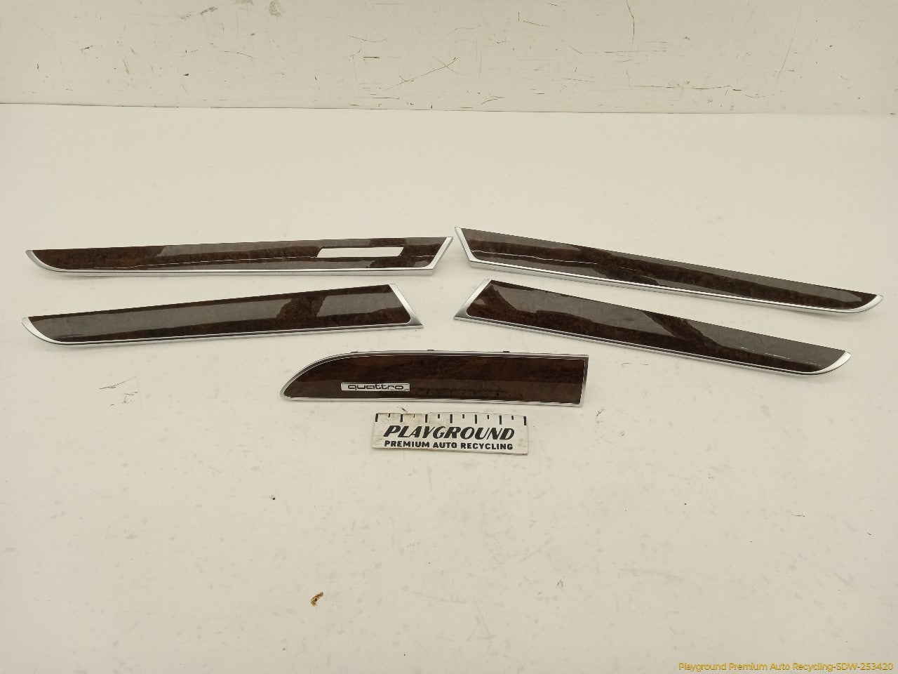 Audi A6 Set Of 5 Dashboard & Door Wood Trim