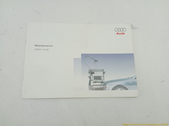 Audi A6 Owner's Manual