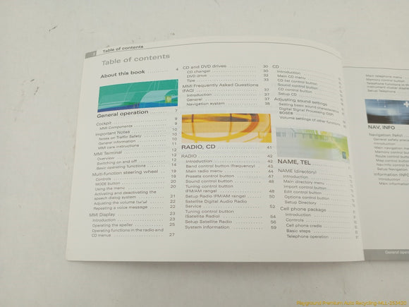 Audi A6 Owner's Manual