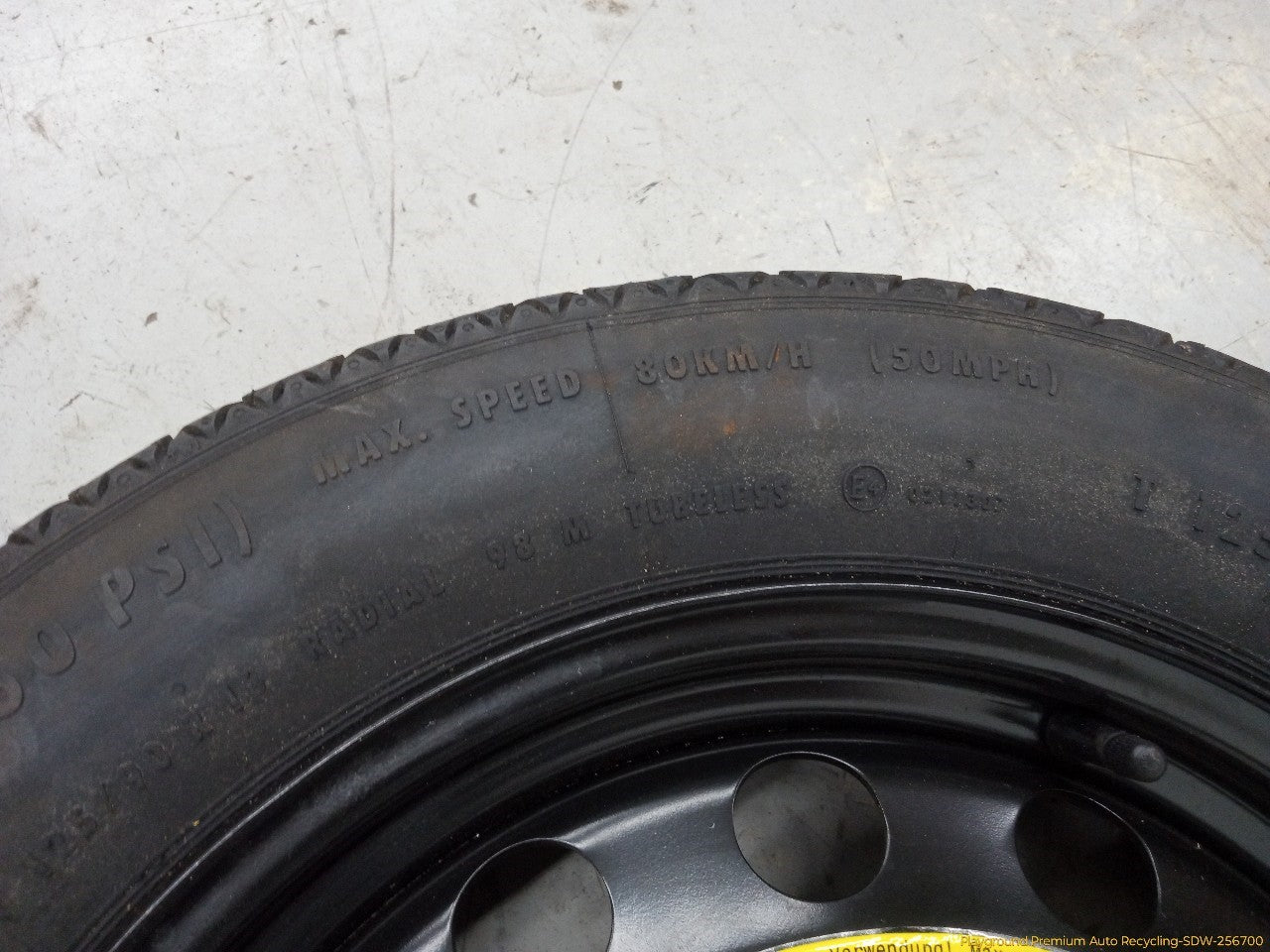 Volkswagen Beetle Spare Tire