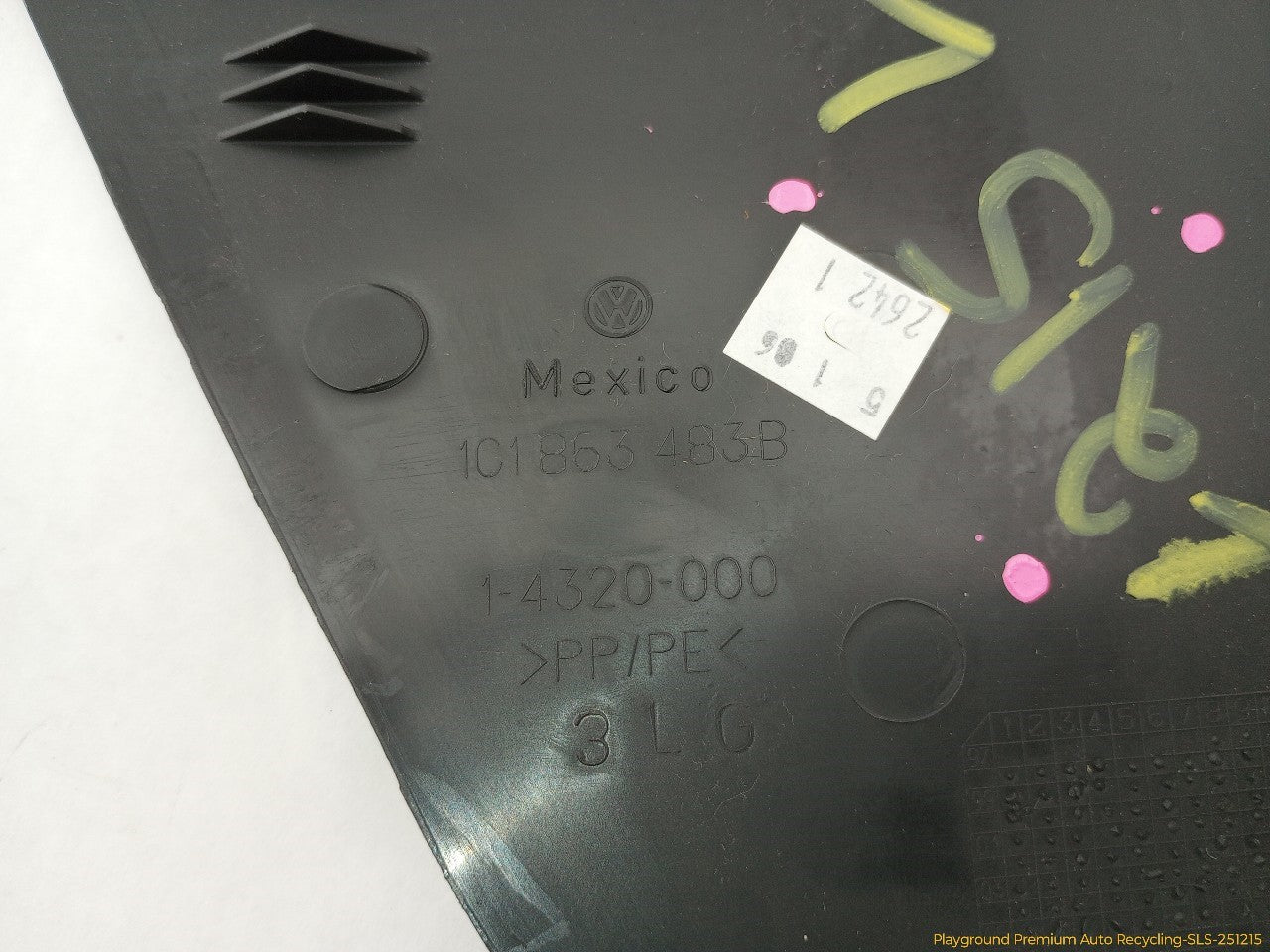 Volkswagen Beetle Driver Left Front Kick Trim Panel