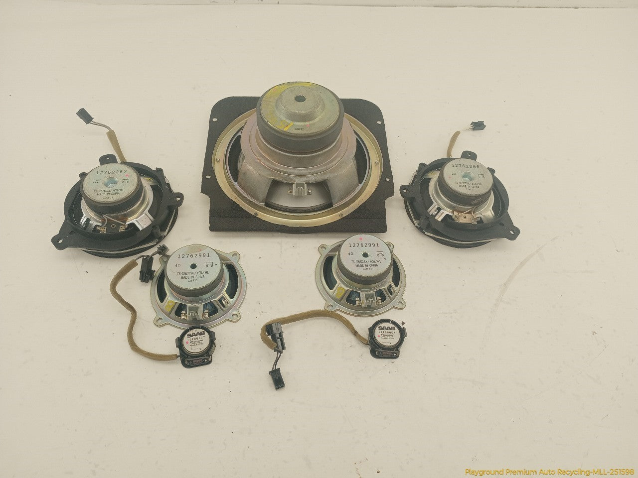 Saab 9-3 Set Of 7 Audio Speakers - 0