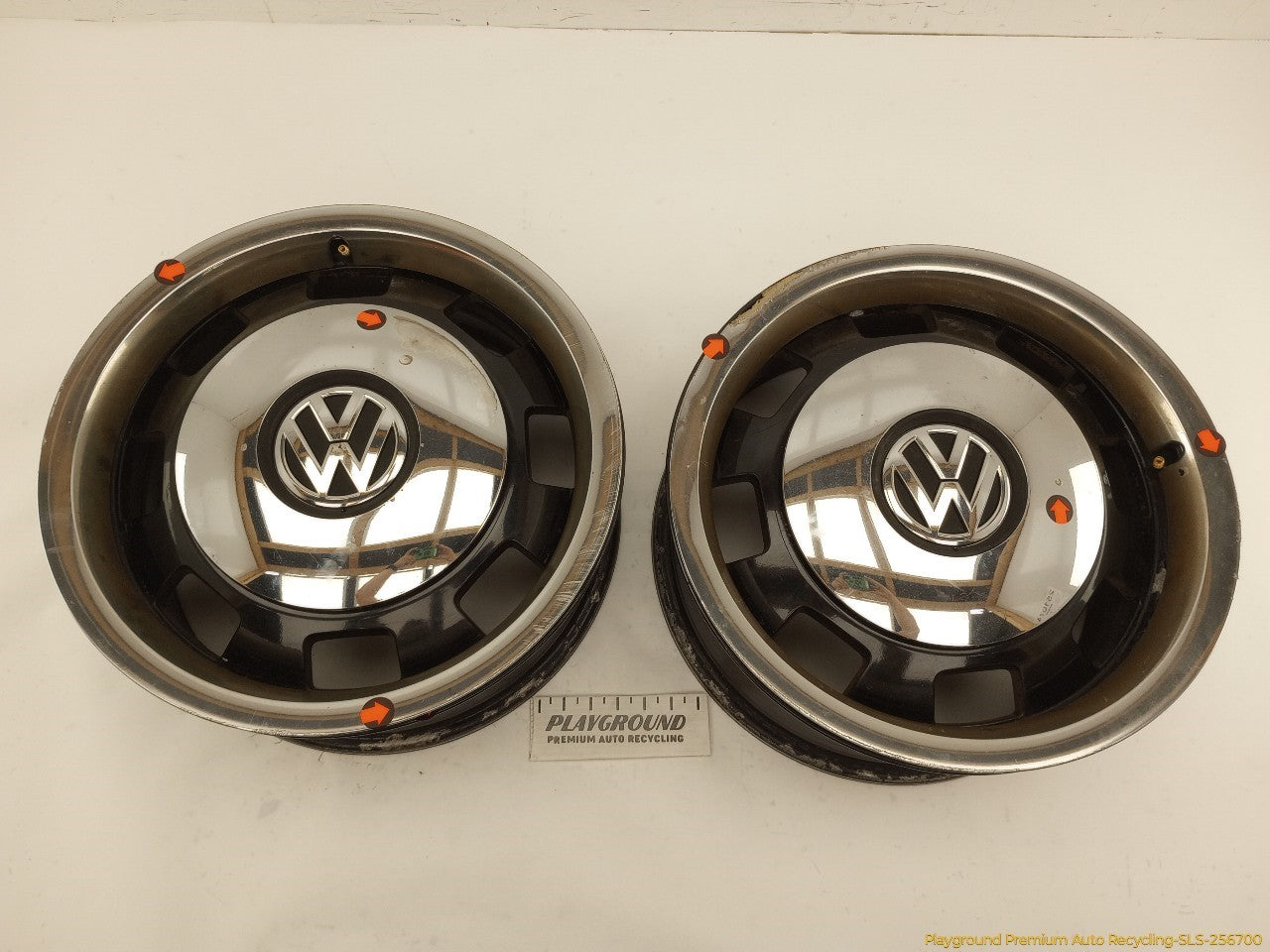 Volkswagen Beetle Pair Of Alloy Wheels 8 Spoke