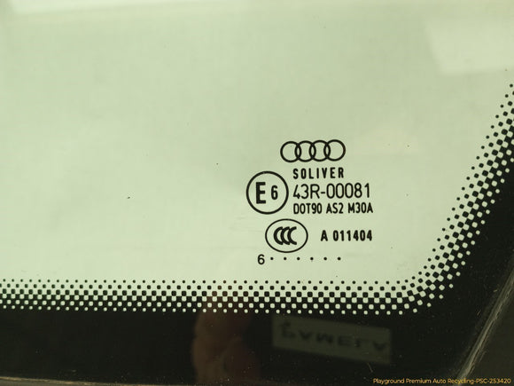 Audi A6 Passenger Right Rear Vent Glass
