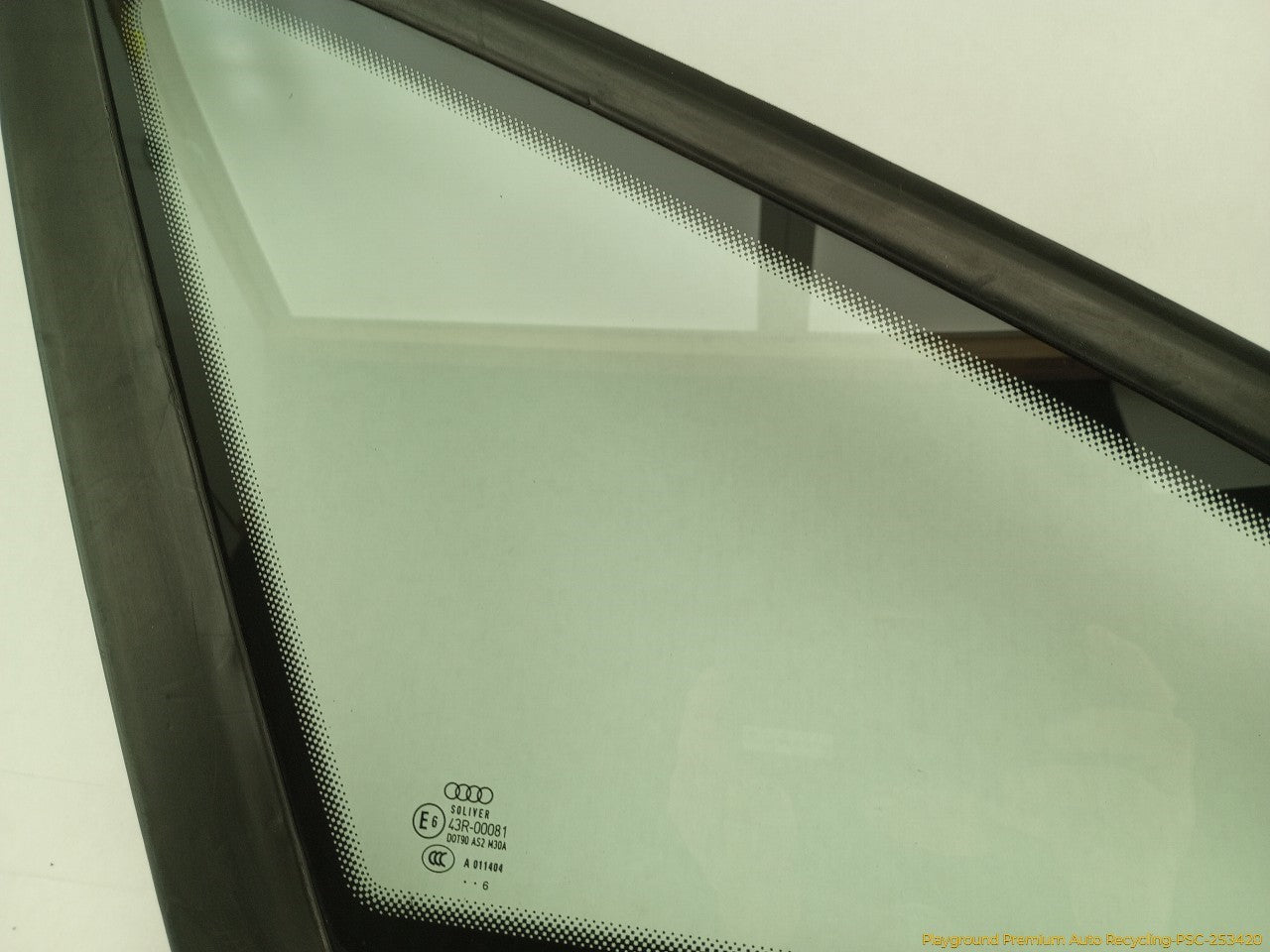 Audi A6 Driver Left Rear Vent Glass