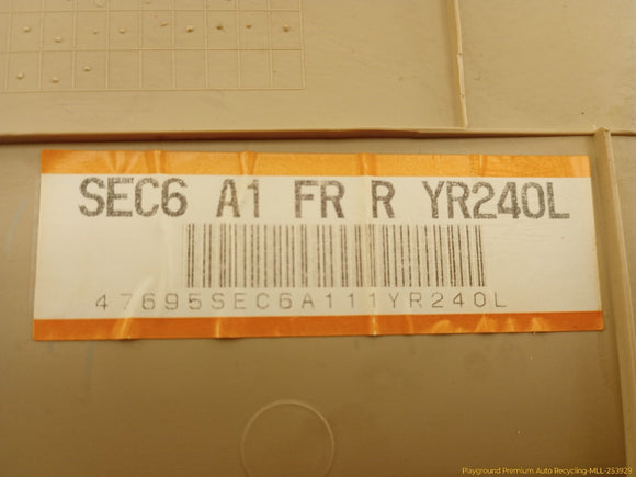 Acura TSX Passenger Right Front Door Trim