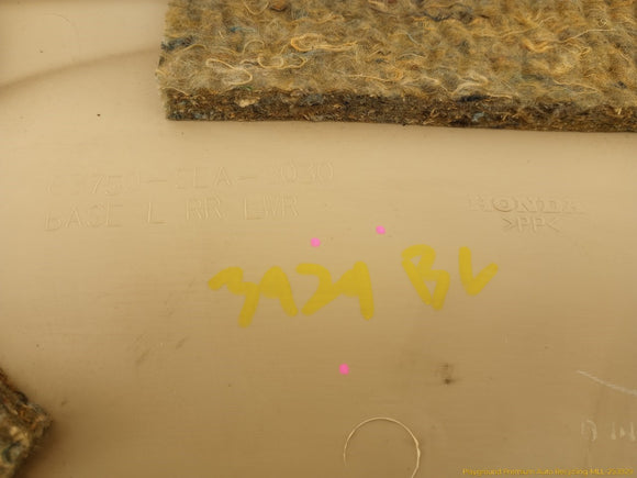 Acura TSX Driver Left Rear Door Trim