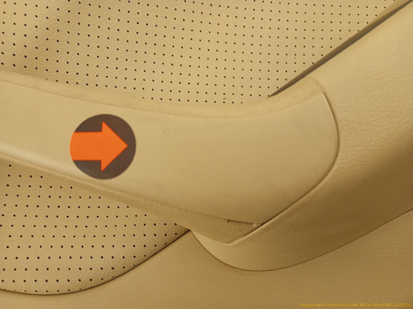 Acura TSX Passenger Right Rear Door Trim