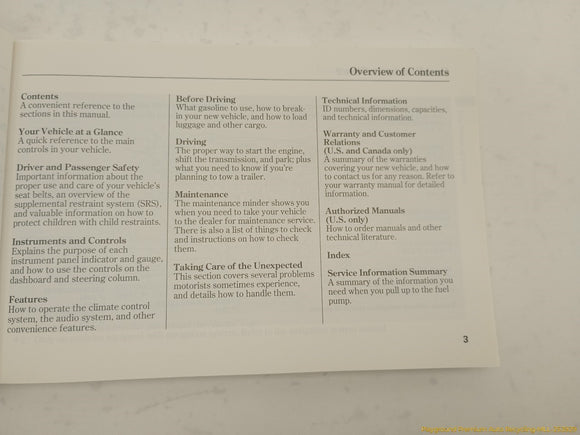 Acura TSX Owner's Manual