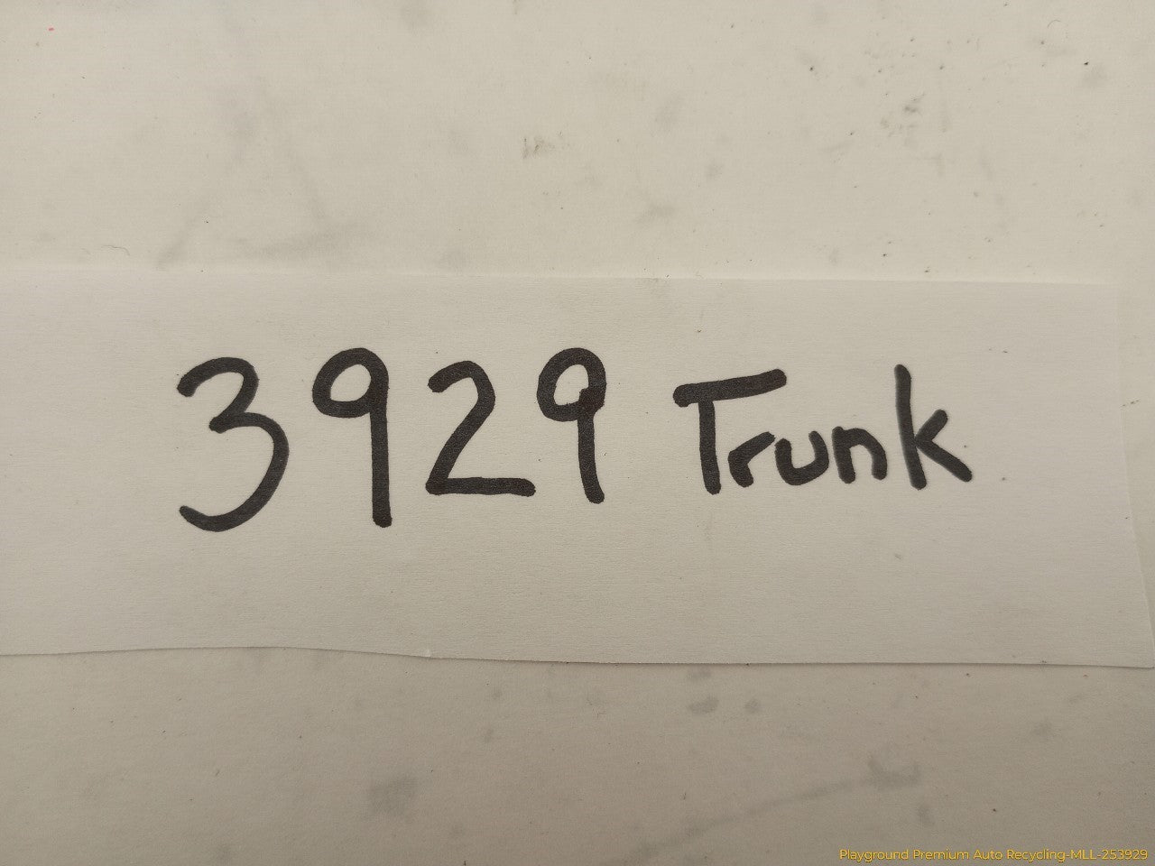 Acura TSX Trunk Lid Molding