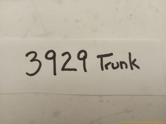 Acura TSX Trunk Lid Molding