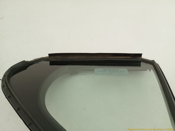 Acura TSX Driver Left Rear Door Vent Glass