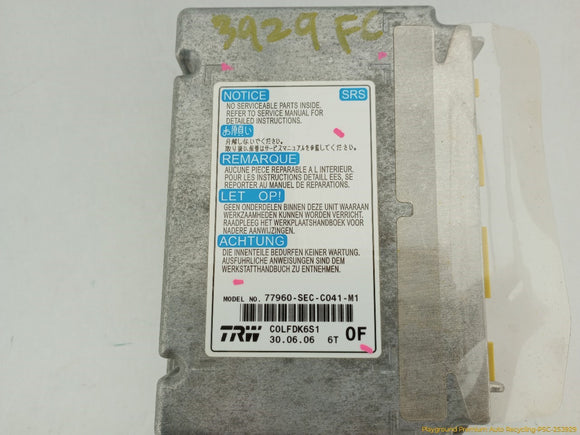 Acura TSX Airbag Control Module