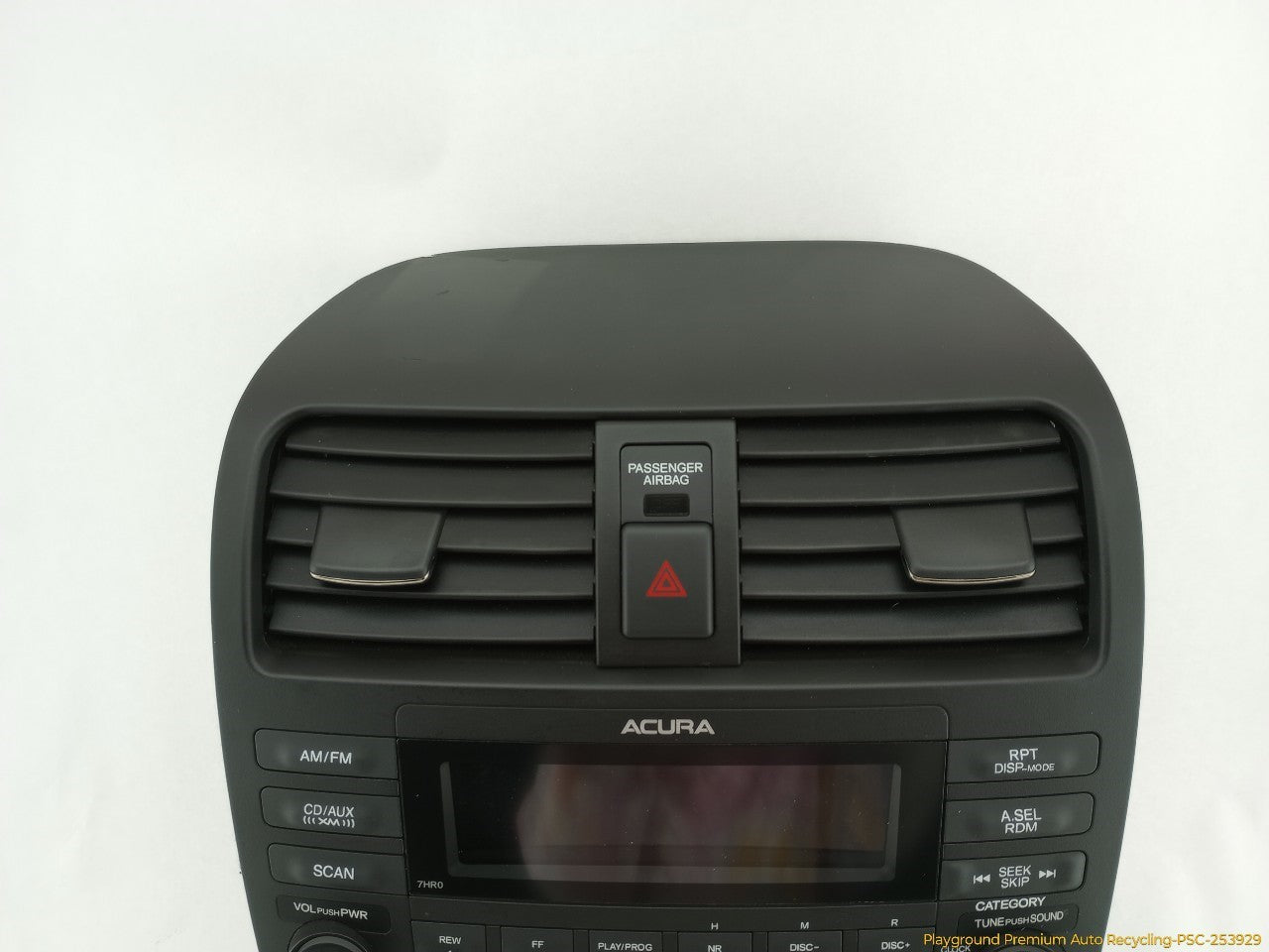 Acura TSX Climate Control & Radio Audio CD Player