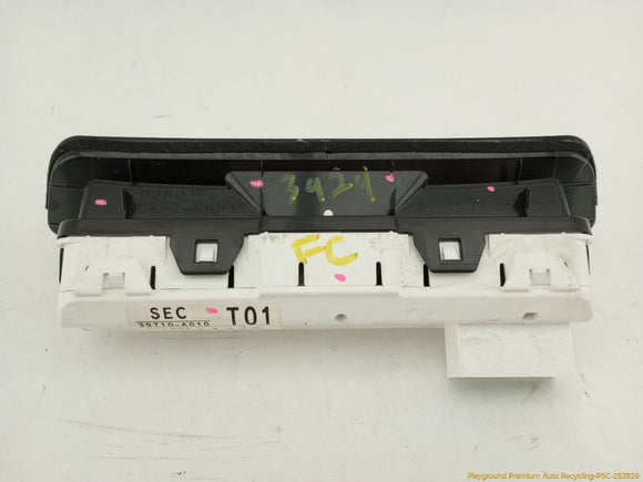 Acura TSX Clock Information Display