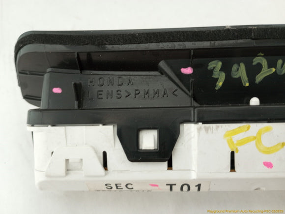 Acura TSX Clock Information Display