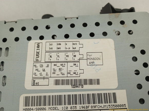 Volkswagen Beetle Radio Audio CD Player