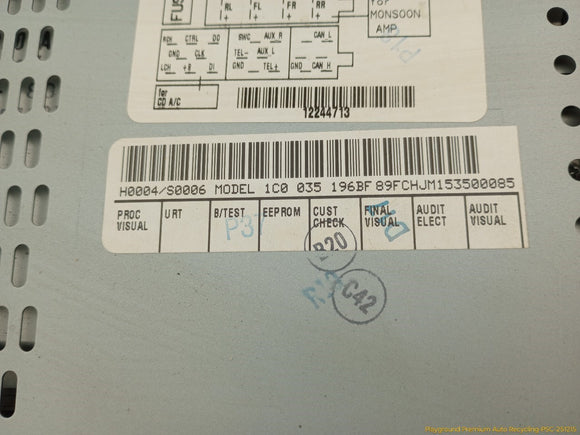 Volkswagen Beetle Radio Audio CD Player