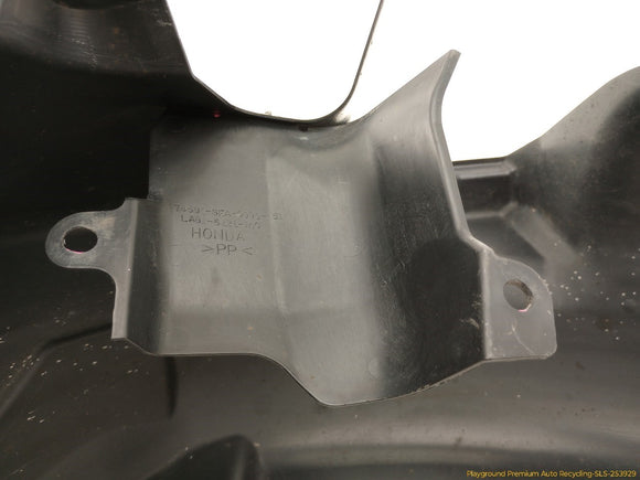 Acura TSX Driver Left Rear Inner Fender Liner